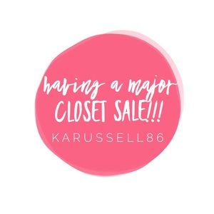 Closet sale! All reasonable offers accepted 😉
